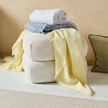 Saltwater Washed Cotton Throw